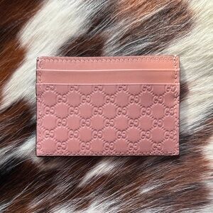 Gucci Pink Card Holder